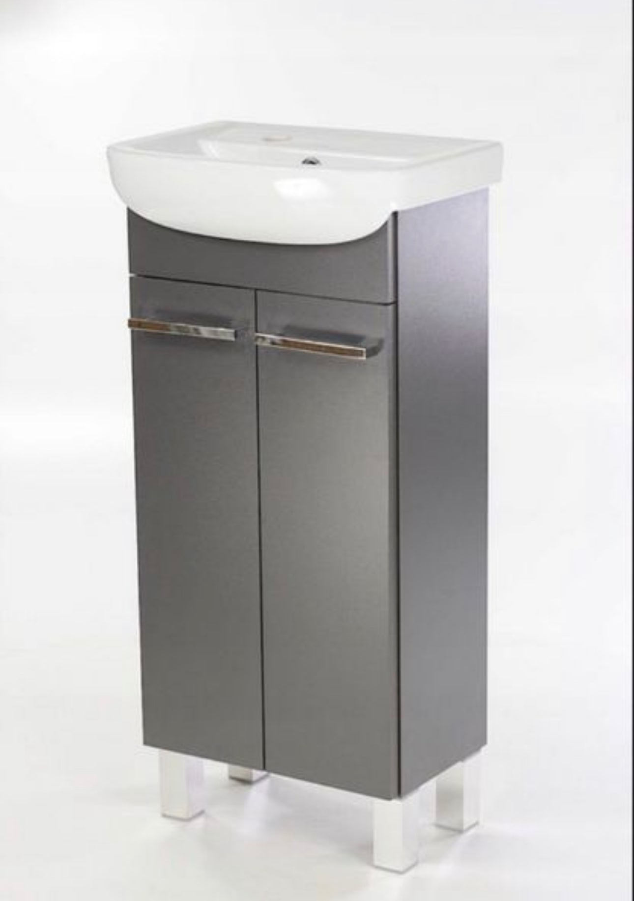 cabinet with sink 40x28.5x84.5 cm graphite