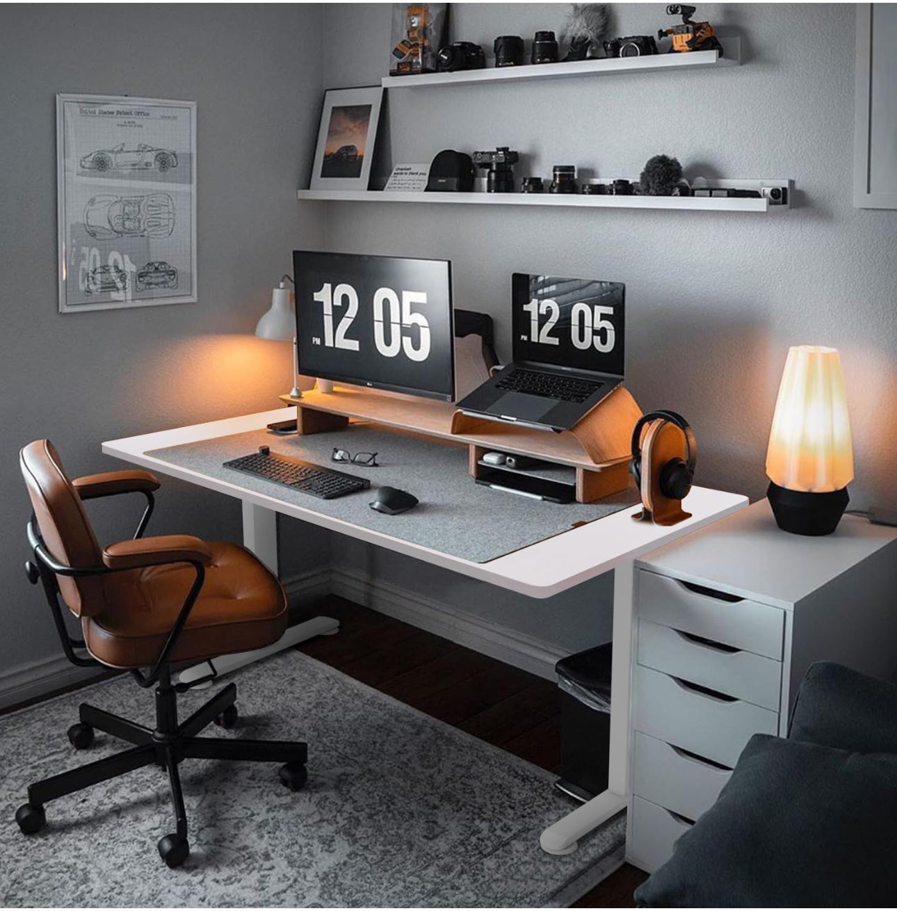 Electric Standing Desk 160 x 70cm
