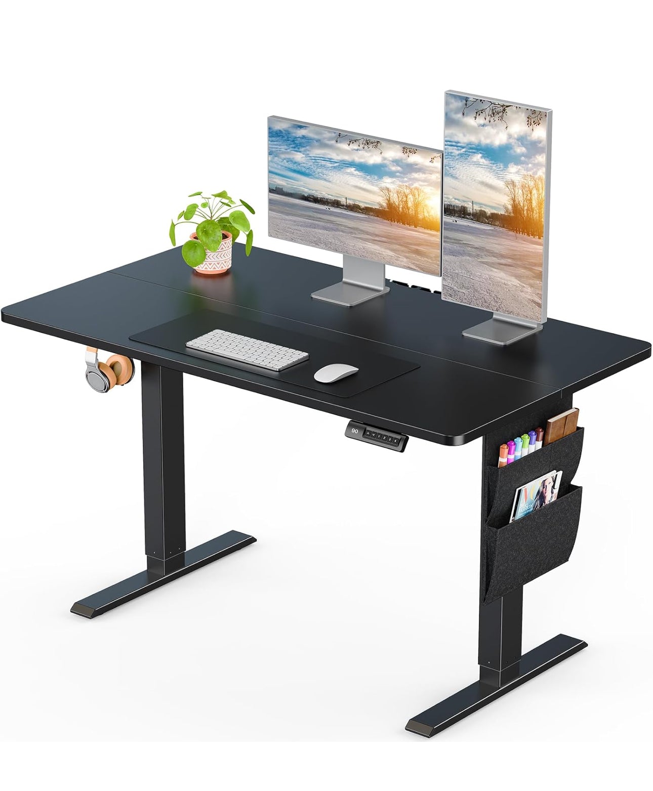Standing Desk 120x60cm, Supports Up to 80KG Height