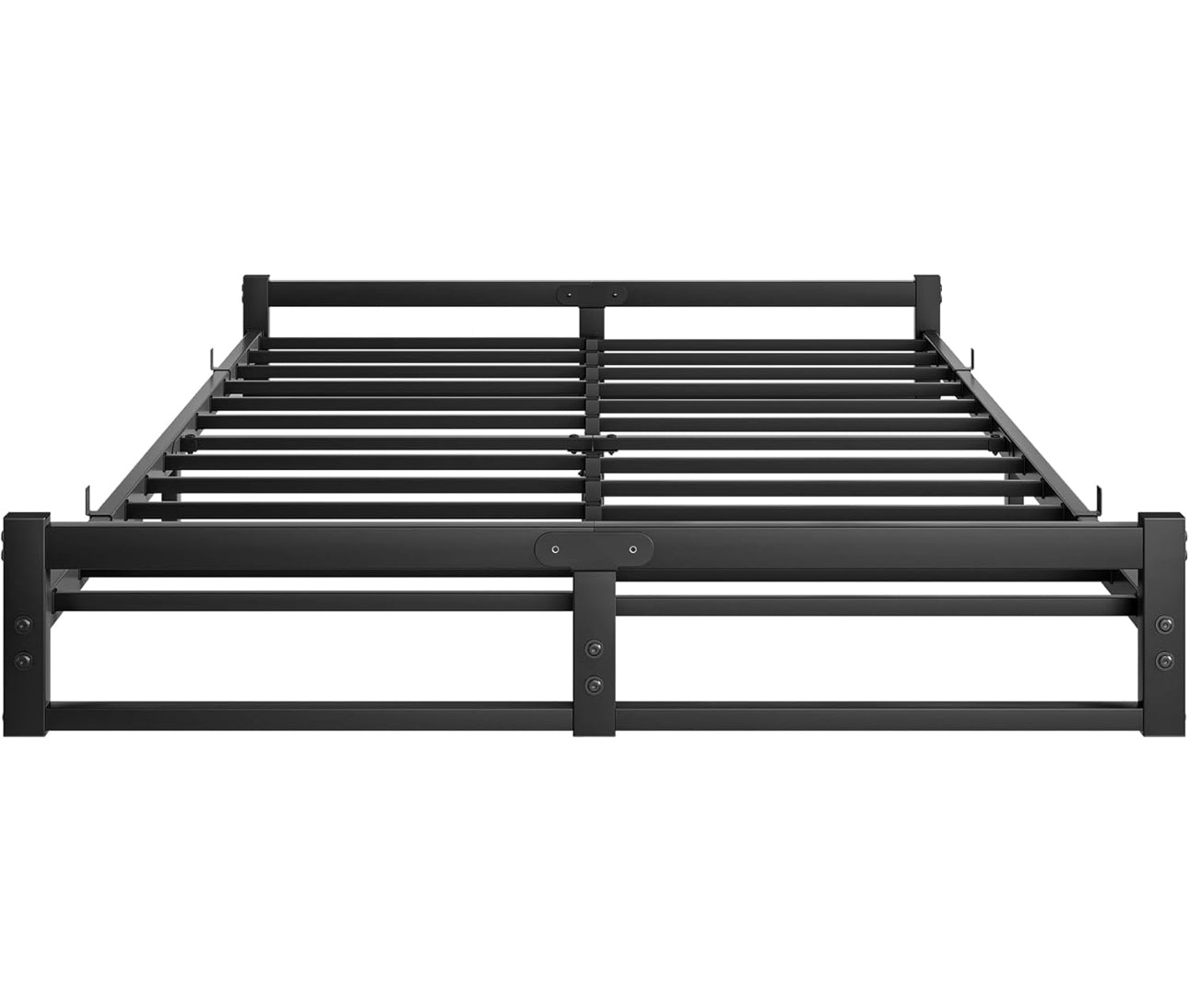 King Size Bed Frame,5ft Floor Bed Frame King Size Bed Base with Steel Slats