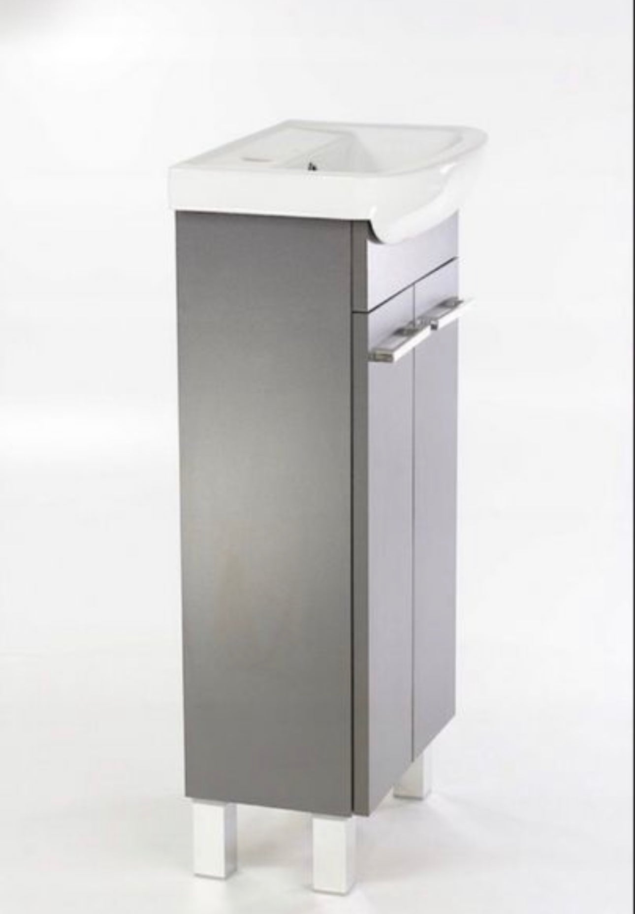 cabinet with sink 40x28.5x84.5 cm graphite