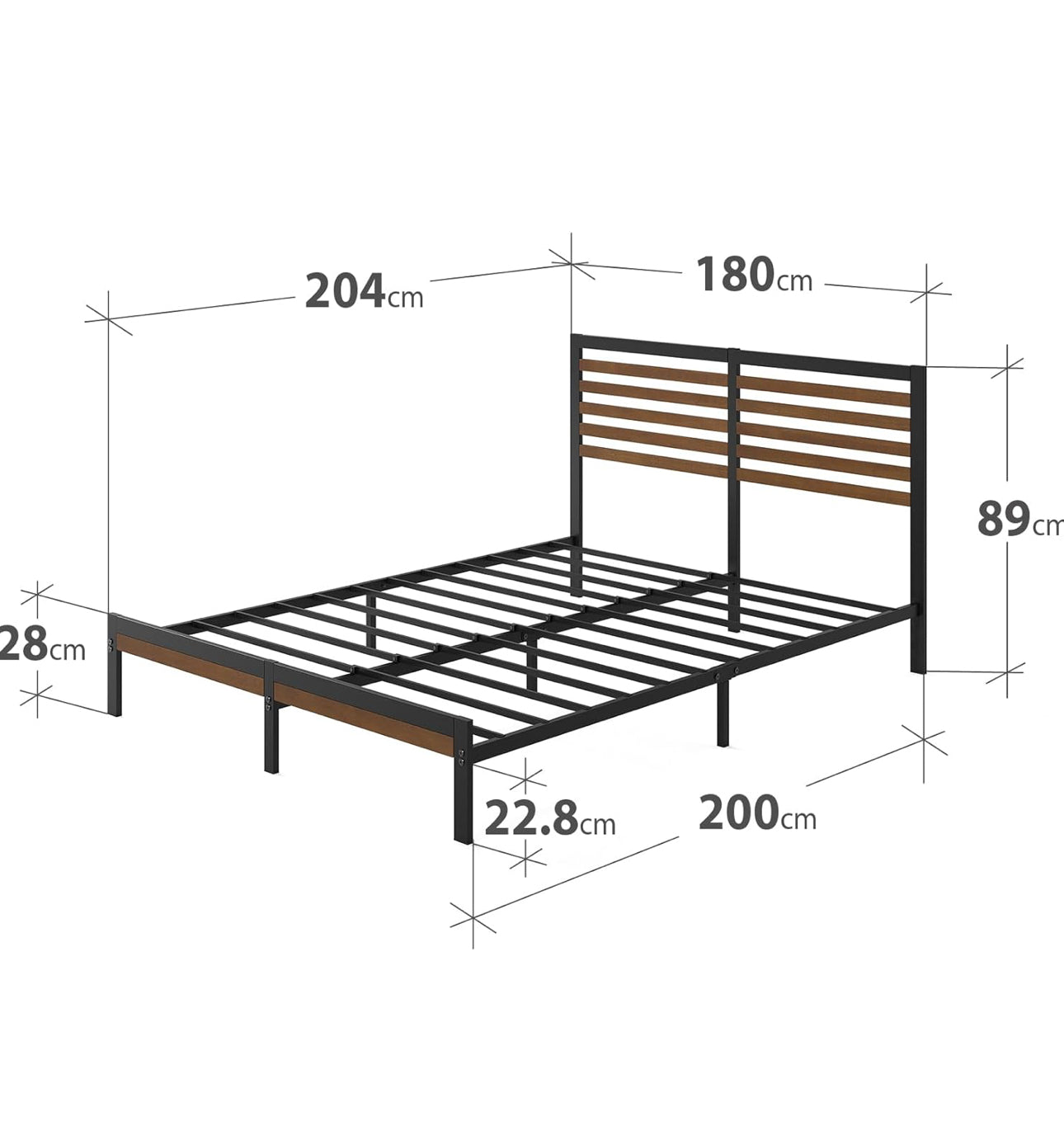 Super King Bed frame - Bed 180x200 cm
