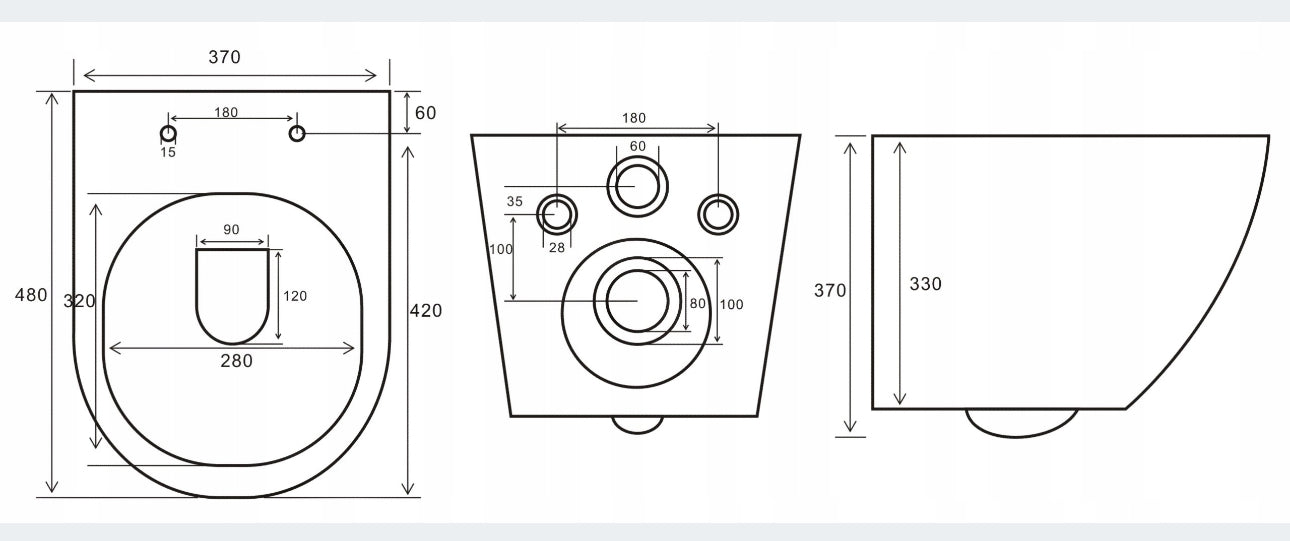 Toilet Concealed Set 7in1 Geberit Frame + Duo Rimless Wc + Board + Button