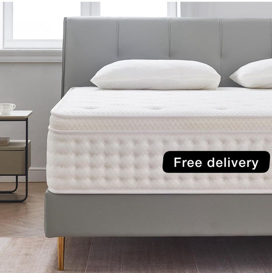 Small Double Mattress,10.2 Inch Medium Firm Memory
