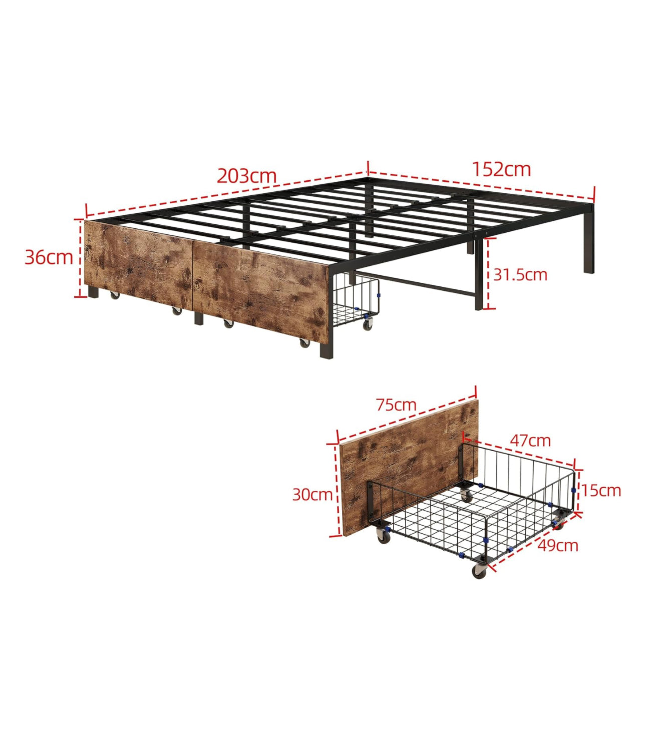 Double Bed Frame