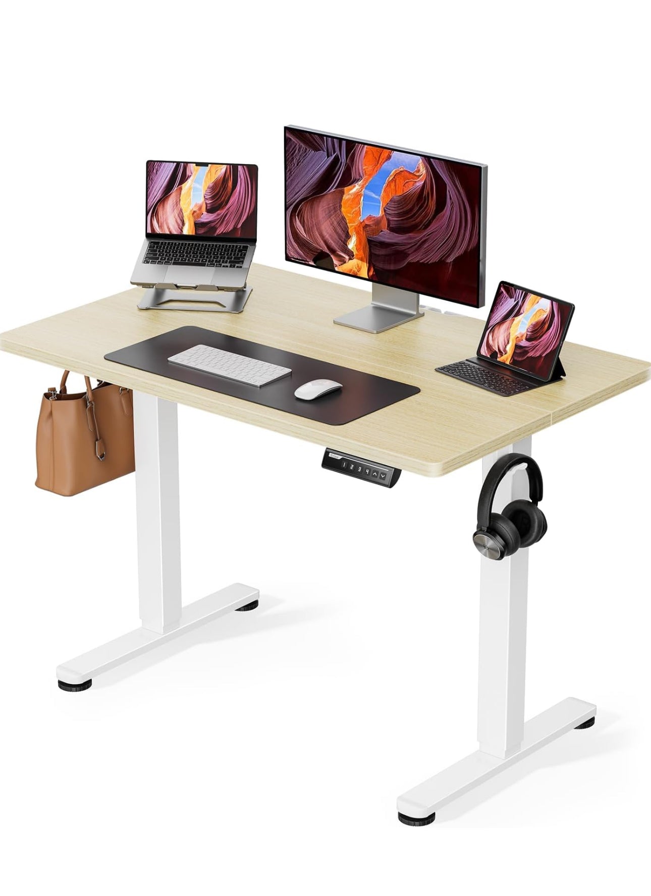 Electric Standing Desk Height Adjustable 100 x 60cm