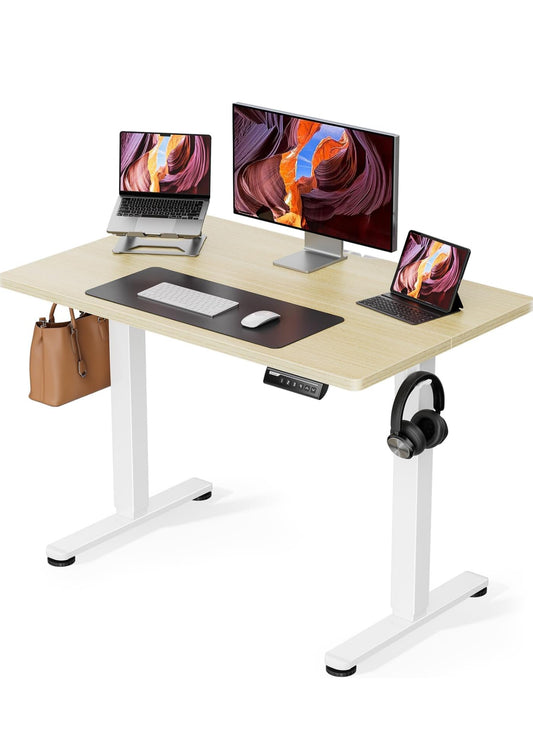 Electric Standing Desk Height Adjustable 100 x 60cm