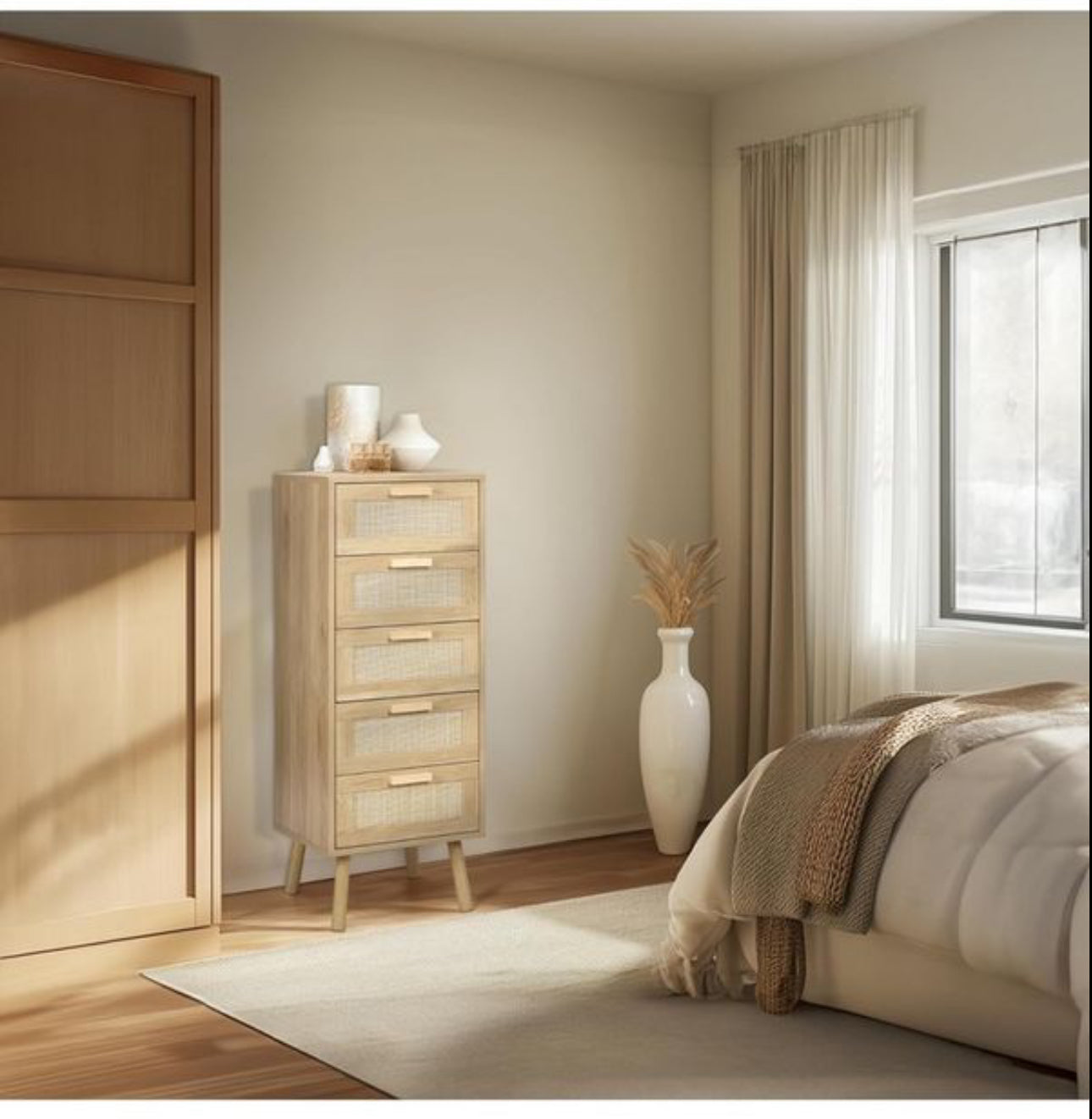 Rattan Chest of Drawers Bedroom