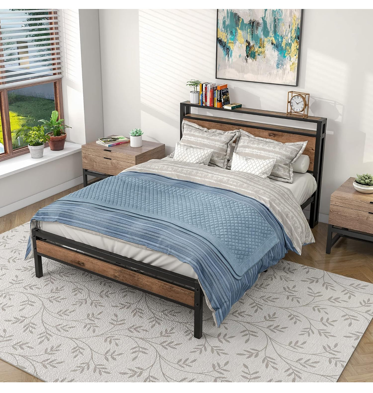 Double size bed frame