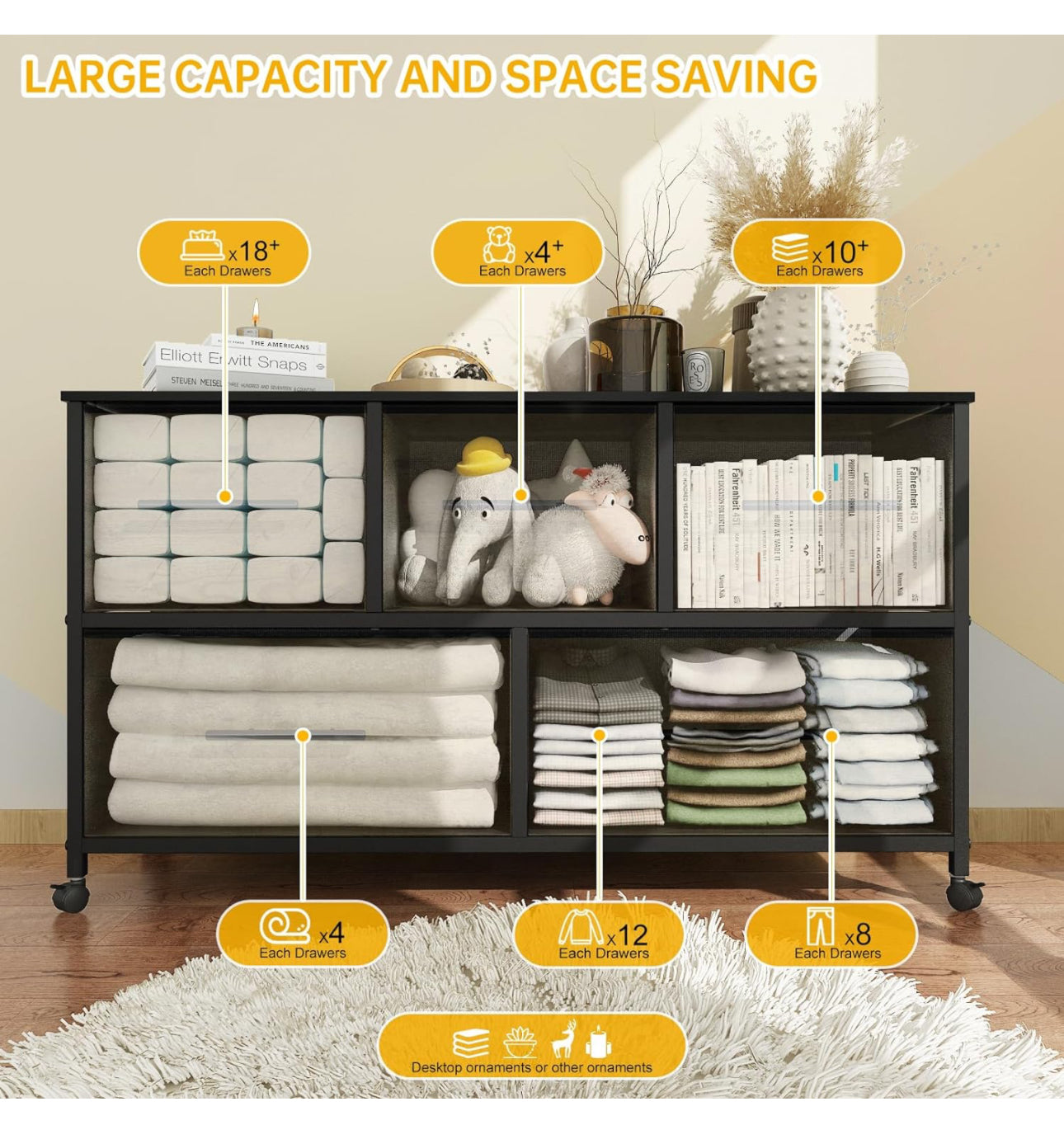 Chest of Drawers with 5 Drawers