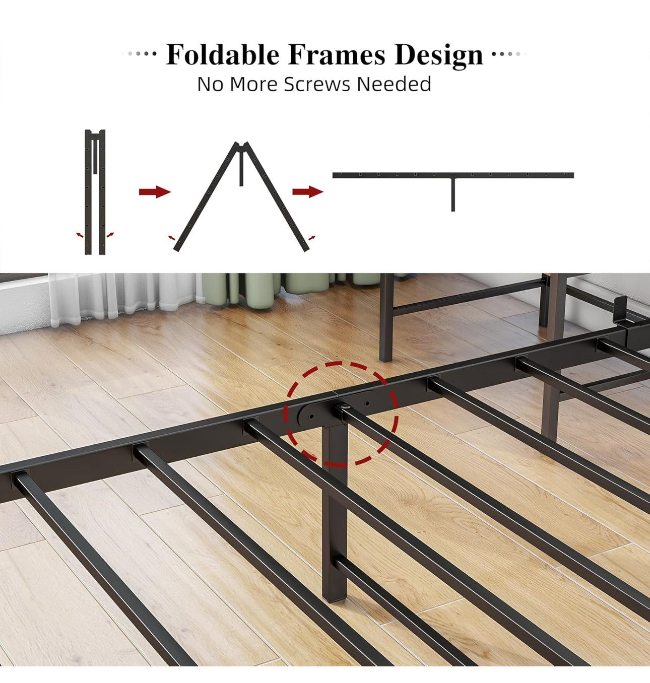 Double size bed frame