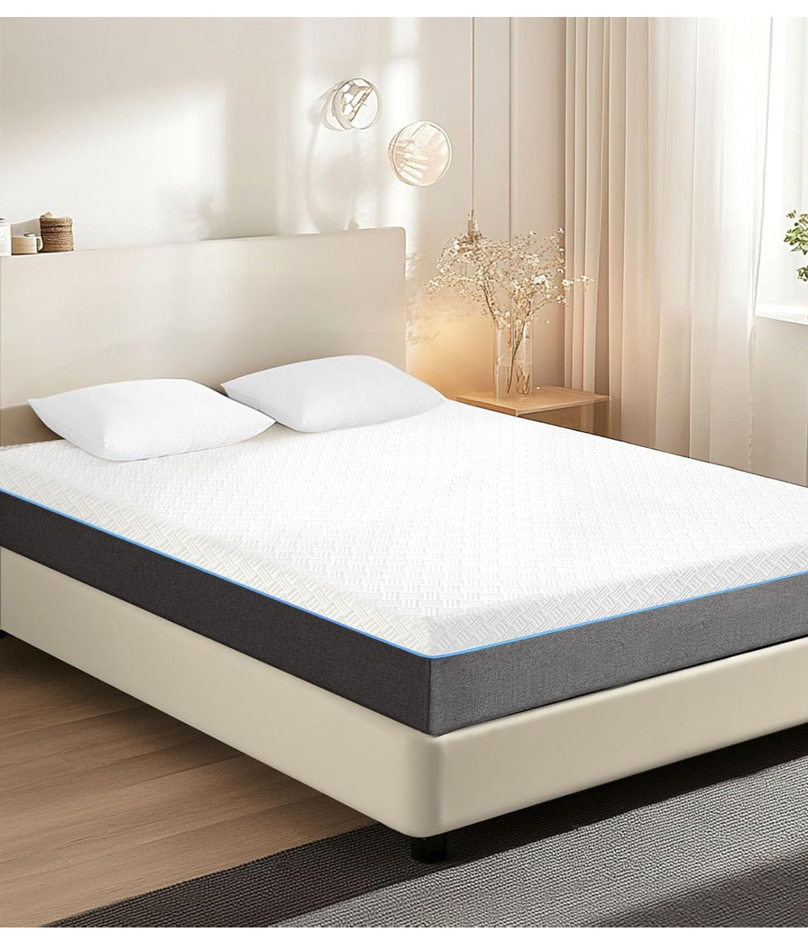 Double Mattress，20CM Memory Foam Mattress Breathable