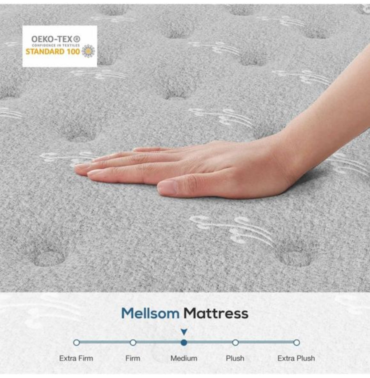 King Mattress 5FT, Gel Memory Foam 7 Zone Pocket