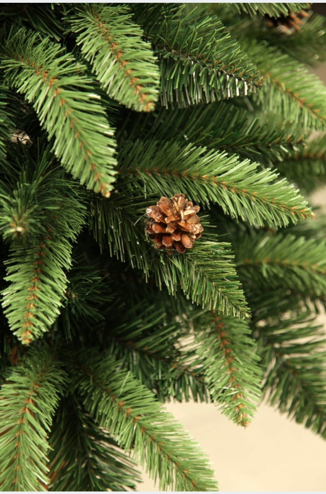 Christmas tree with cones 200 cm