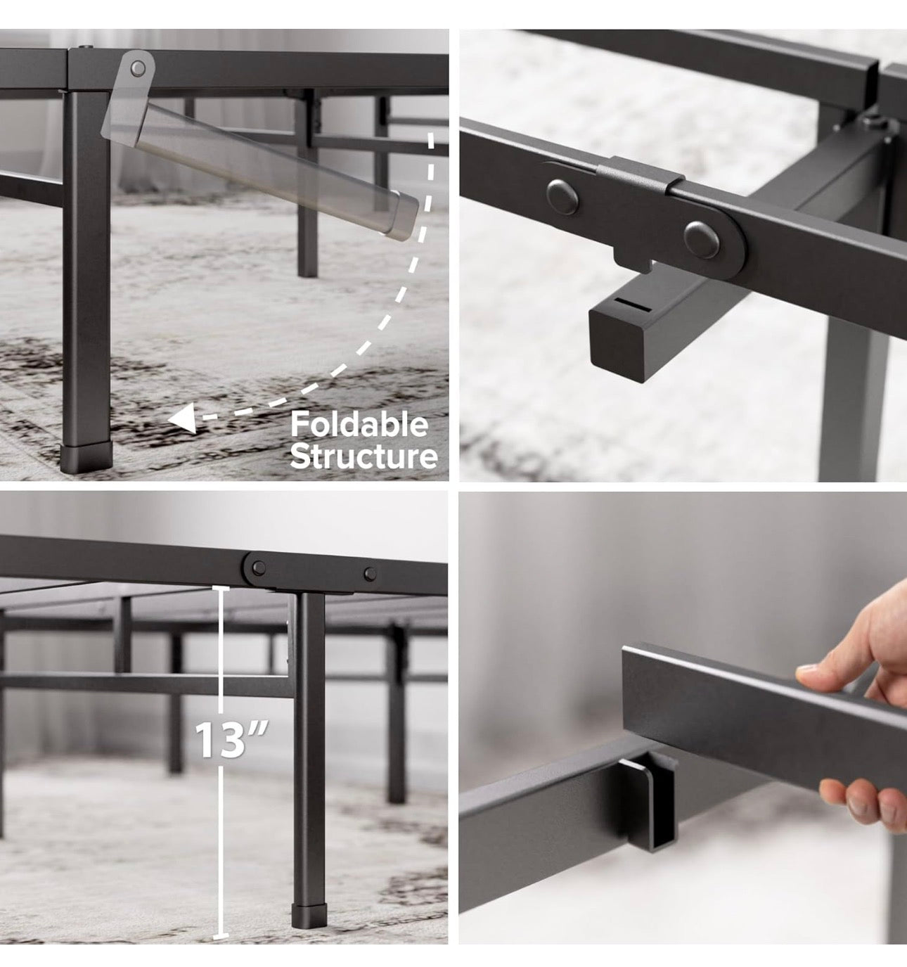 Super King Bed frame - Bed 180x200 cm - 36cm