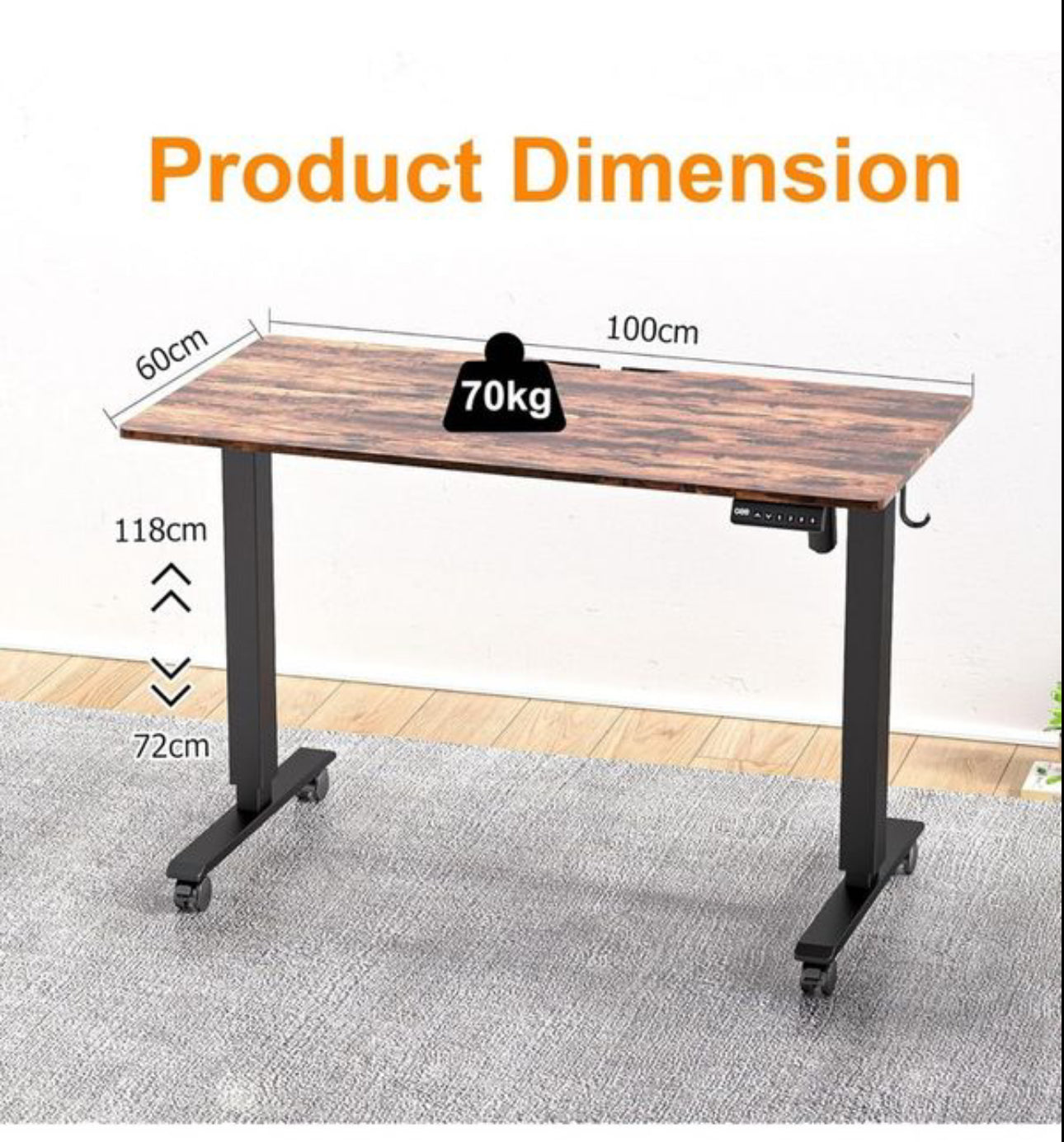 Desk Height Adjustable