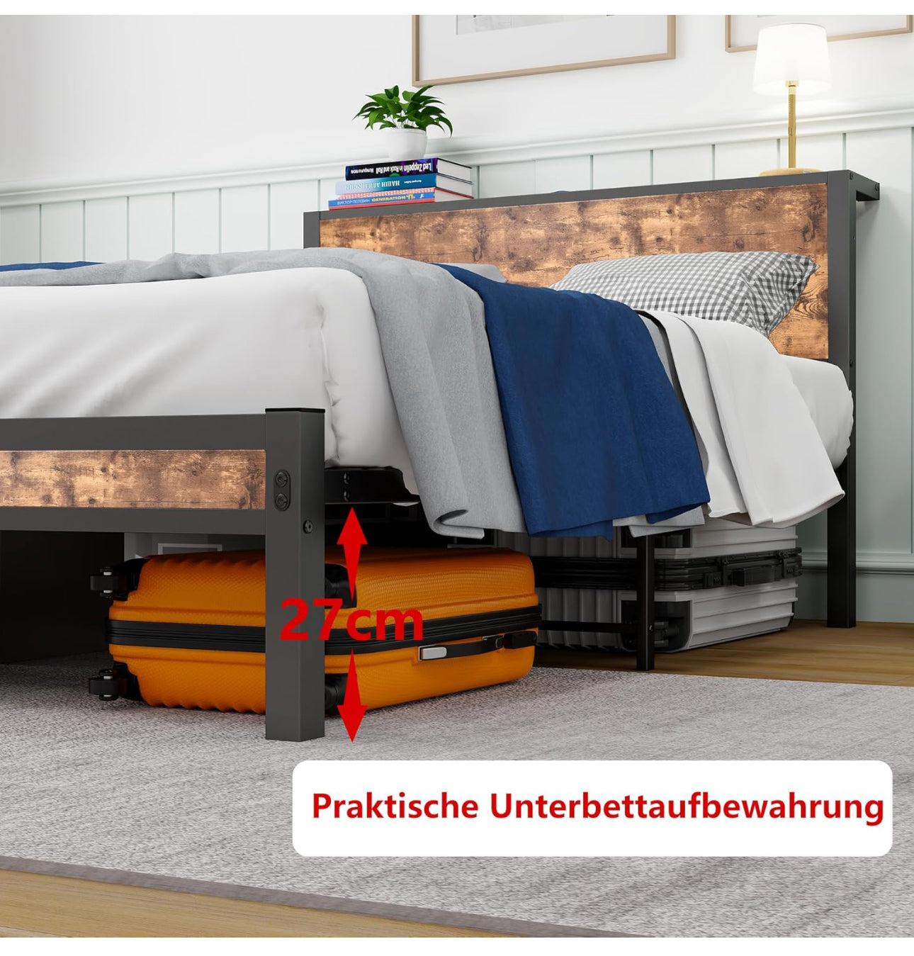 Double Bed Metal Bed Frame