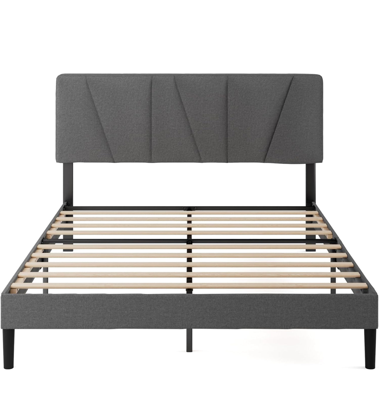 Double Bed Frame – Bed 135 x 190 cm – 30cm Height – Upholstered platform