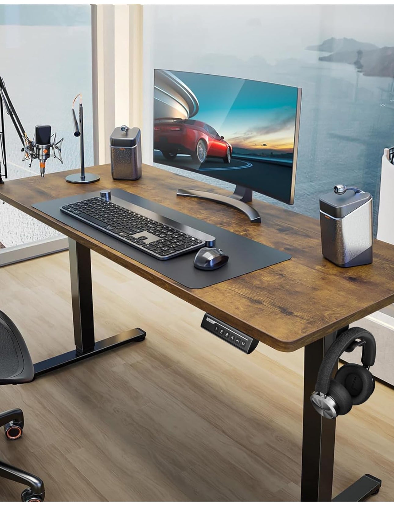 Electric Standing Desk Height Adjustable 100 x 60cm