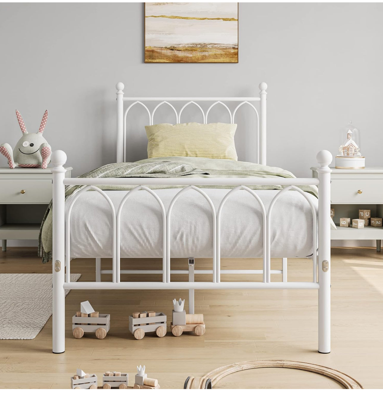 3ft Single Metal Bed