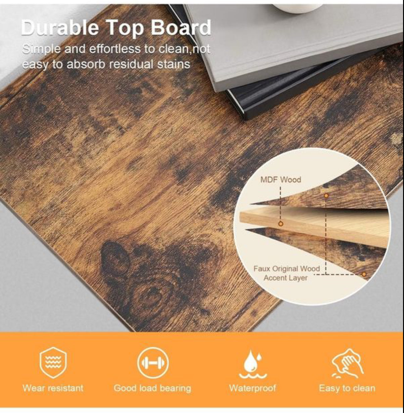 TV Stand Cabinet, TV Unit TV Console Table with 5 Drawers Storage Organizers