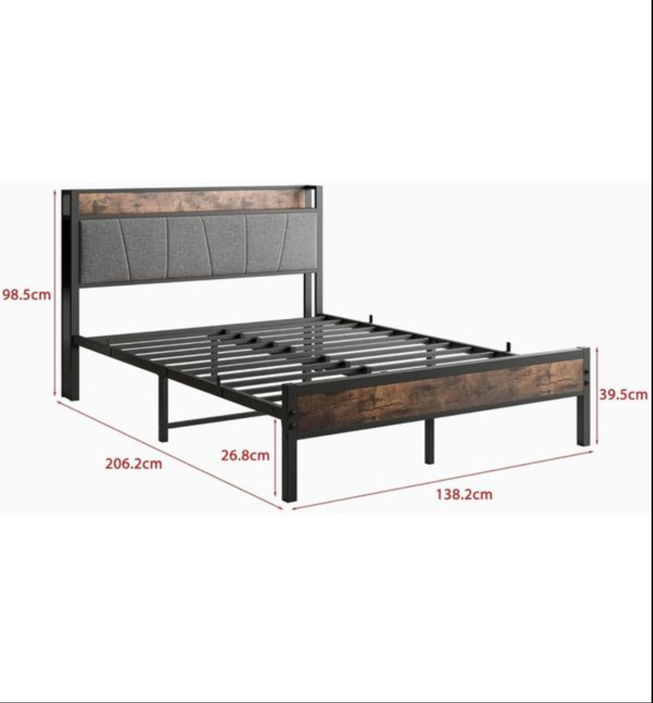 Double Size  Bed Frame