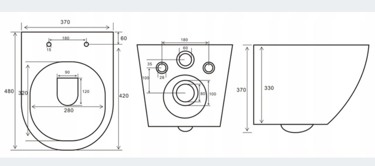 Toilet concealed set