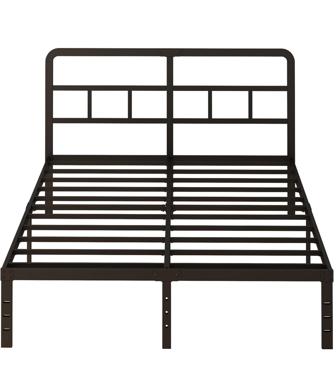 Small Double Bed Frame 4ft with Curved Headboard