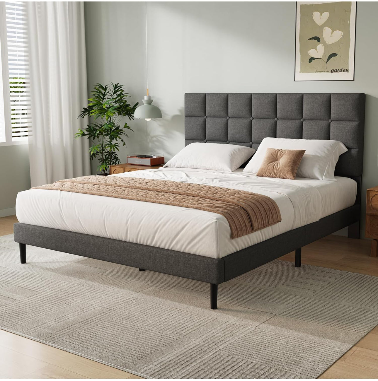 Double Bed Frame with Underbed Storage