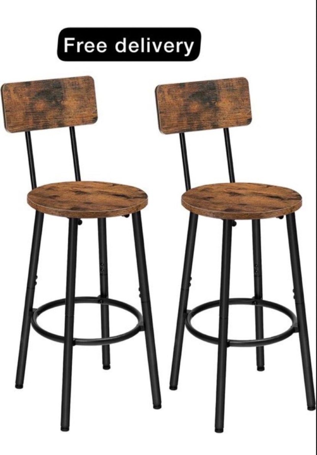 Bar Stools Set of 4 , Breakfast Bar Stools
