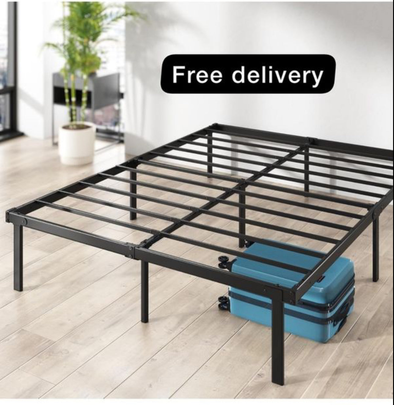 Double Bed frame - Bed 135x190 cm
