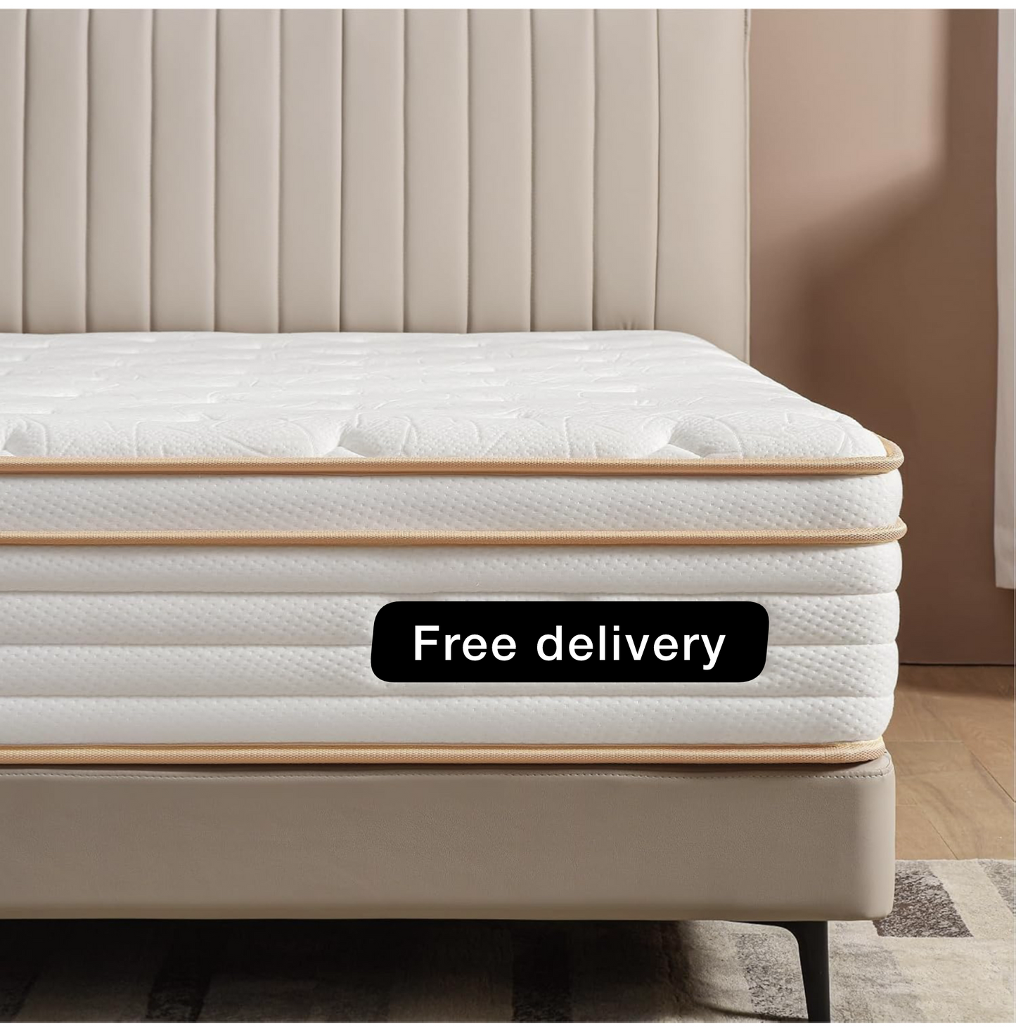 King Mattress, 10 Inch Orthopedic Hybrid Memory Foam King Mattress 5FT, Individually Wrapped Pocket Sprungs
