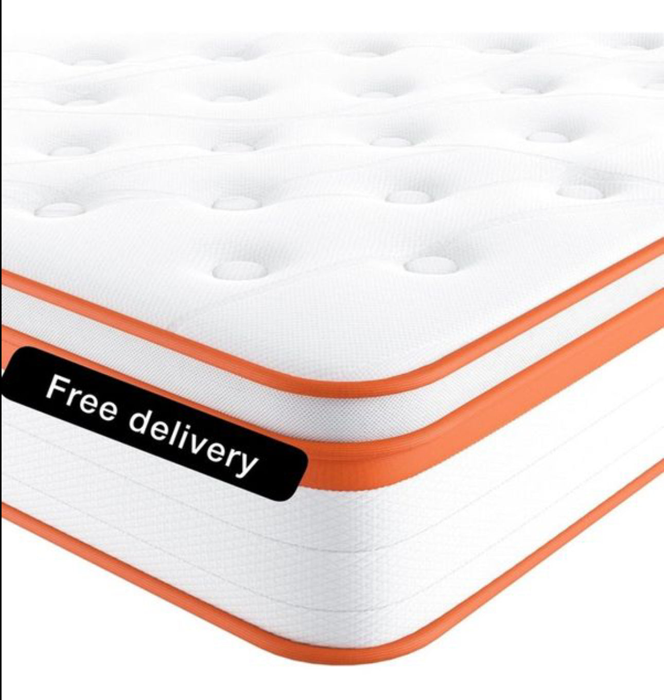Small Double Mattress 4FT, 10 Inch Gel Memory Foam 7 Zone Orthopedic Small Double Mattress Pocket