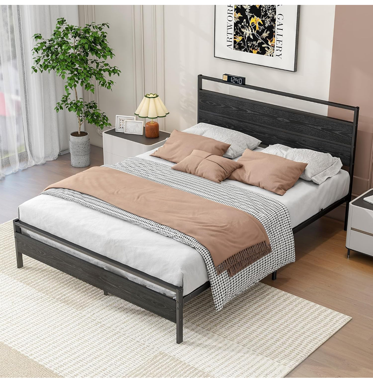 King Size Bed Frame with Storage