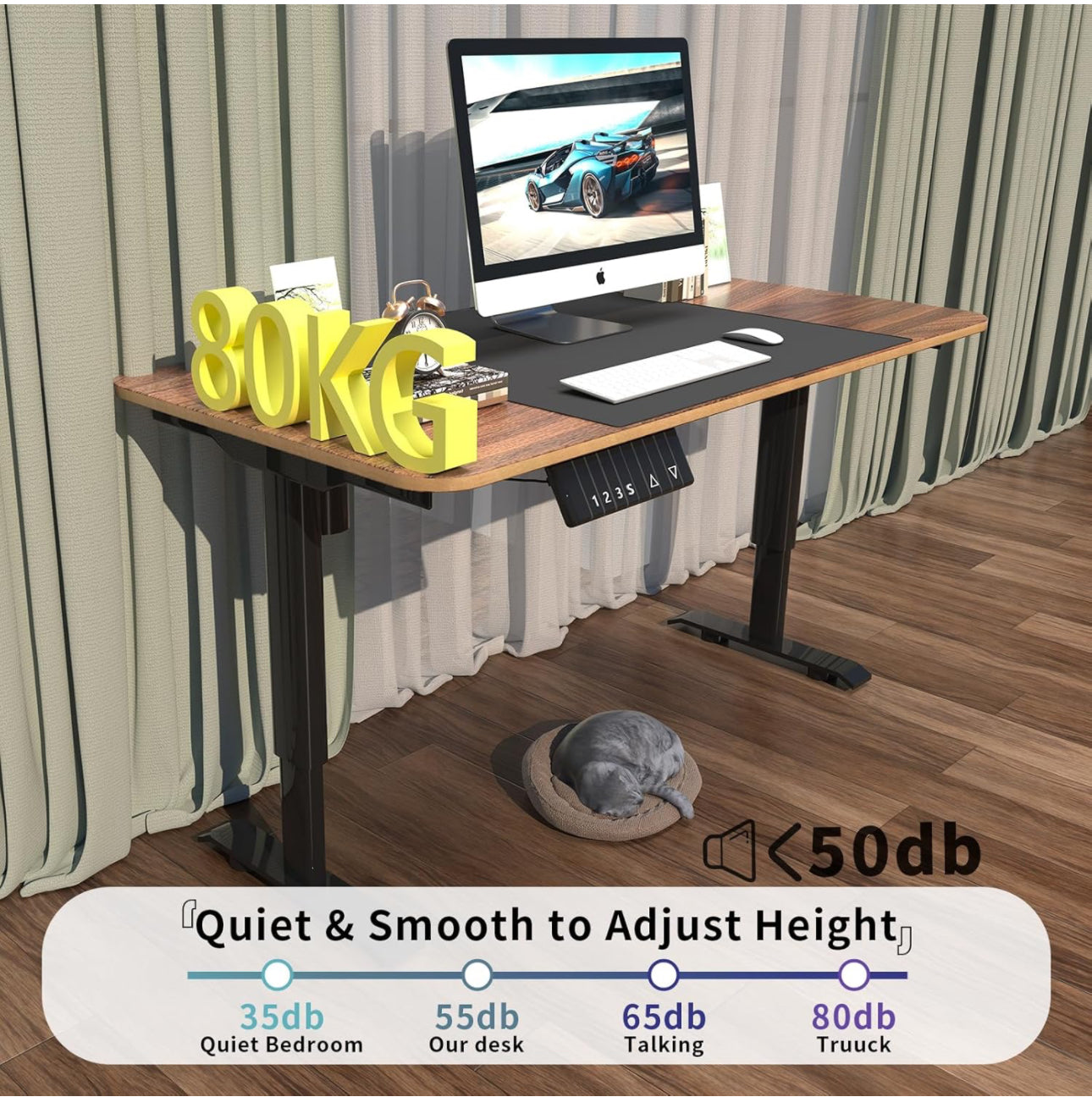 Standing Desk,120 * 60cm Electric