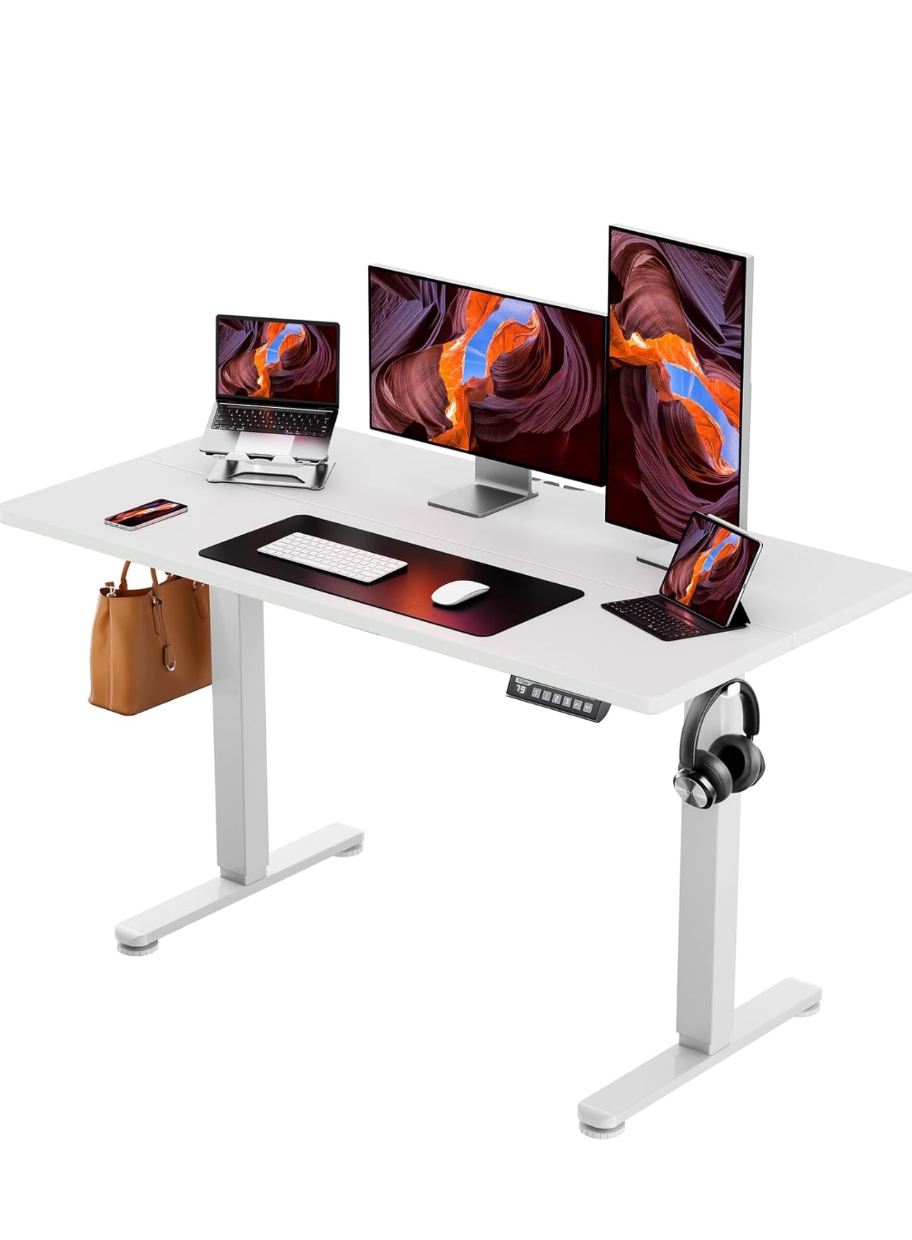 Electric Standing Desk Height Adjustable 120 x 60cm