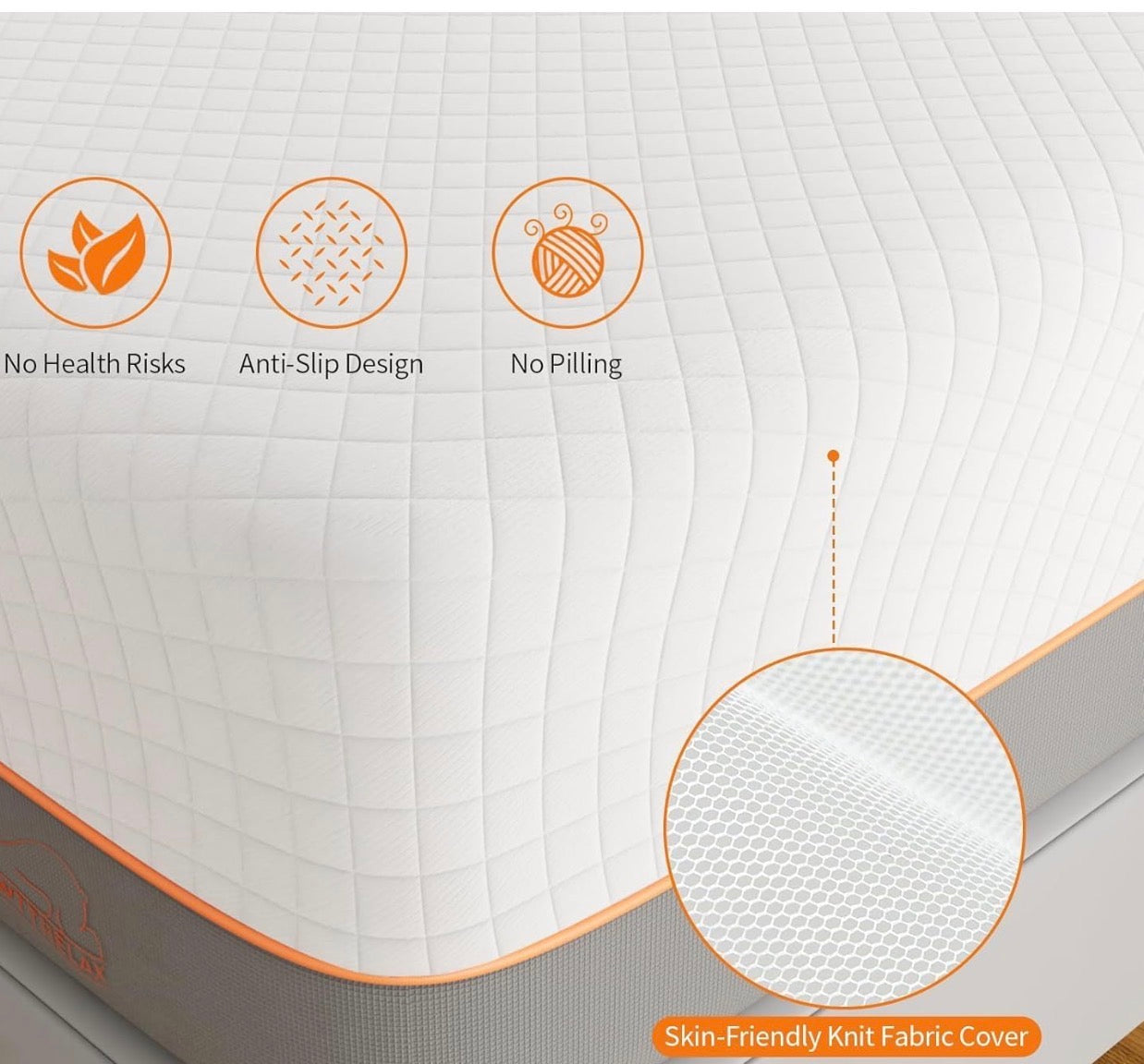 Memory Foam Mattress, 4FT6 Double Mattress, Medium Firm