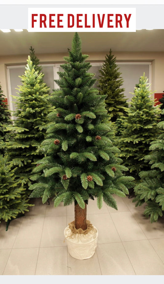 Christmas tree with cones 200 cm