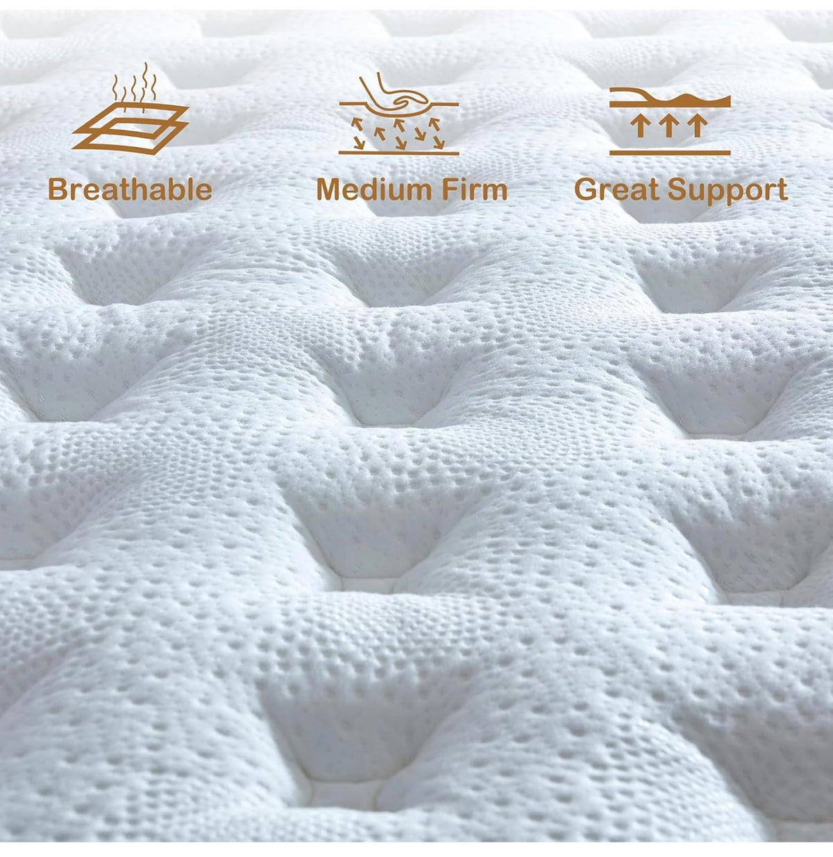 Double Mattress 25cm with Memory Foam & Pocketing Spring |In a Box
Medium Firm, Breathable Cover,Motion Isolation,Edge Support,White (135 * 190 * 25cm)