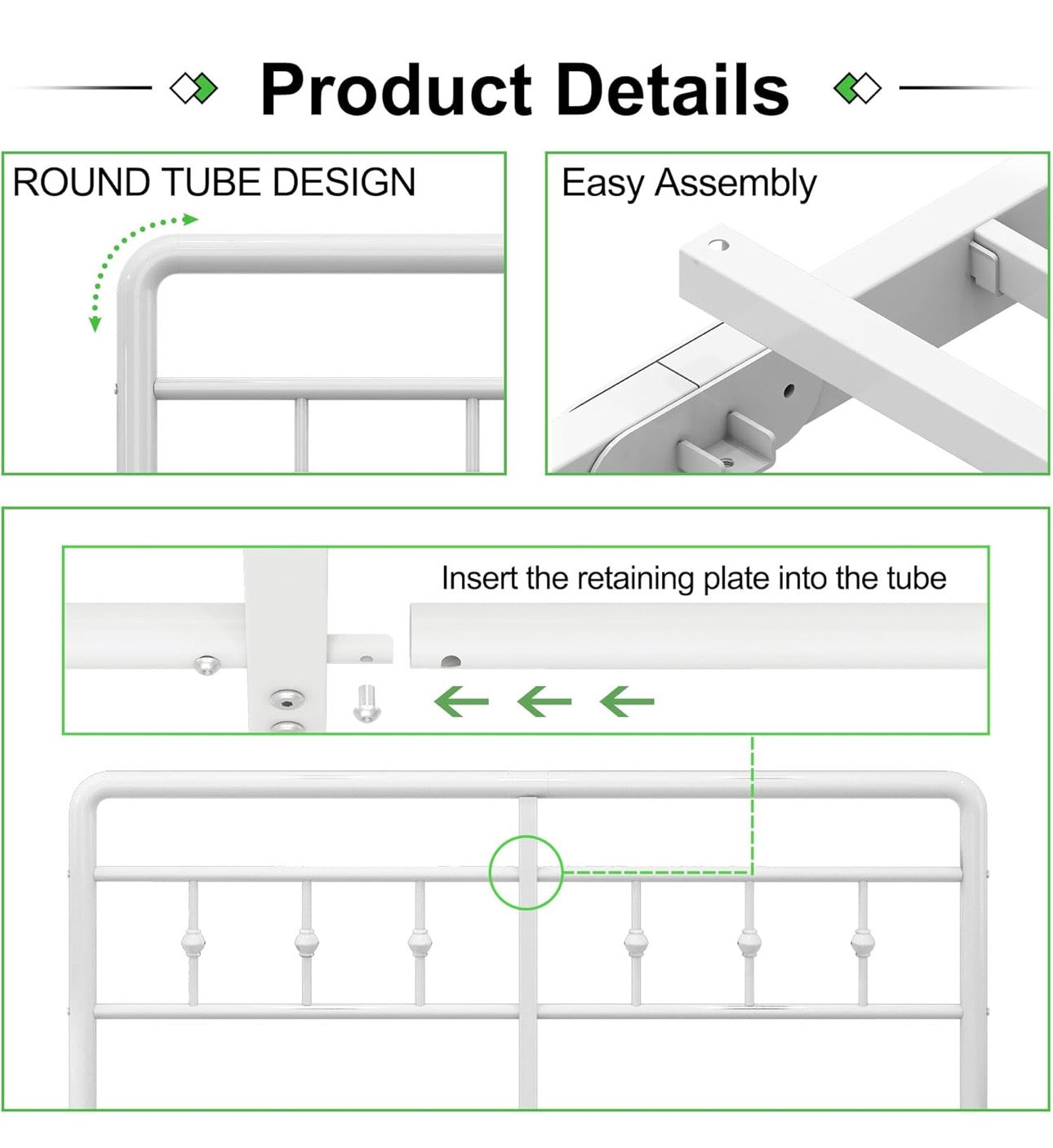 Super King Bed Frame 6ft with Headboard and Footboard