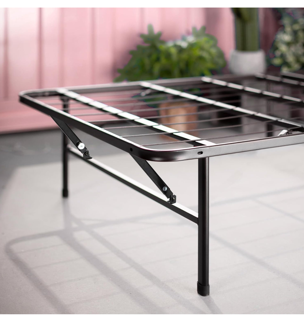 Zero Assembly Bed Frame - Single 90x190cm - 35cm Height - Metal