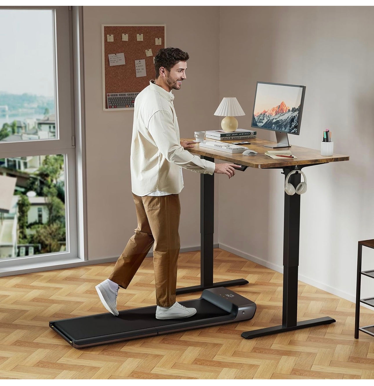 100 x 60 cm Standing Desk, Electric Height Adjusta