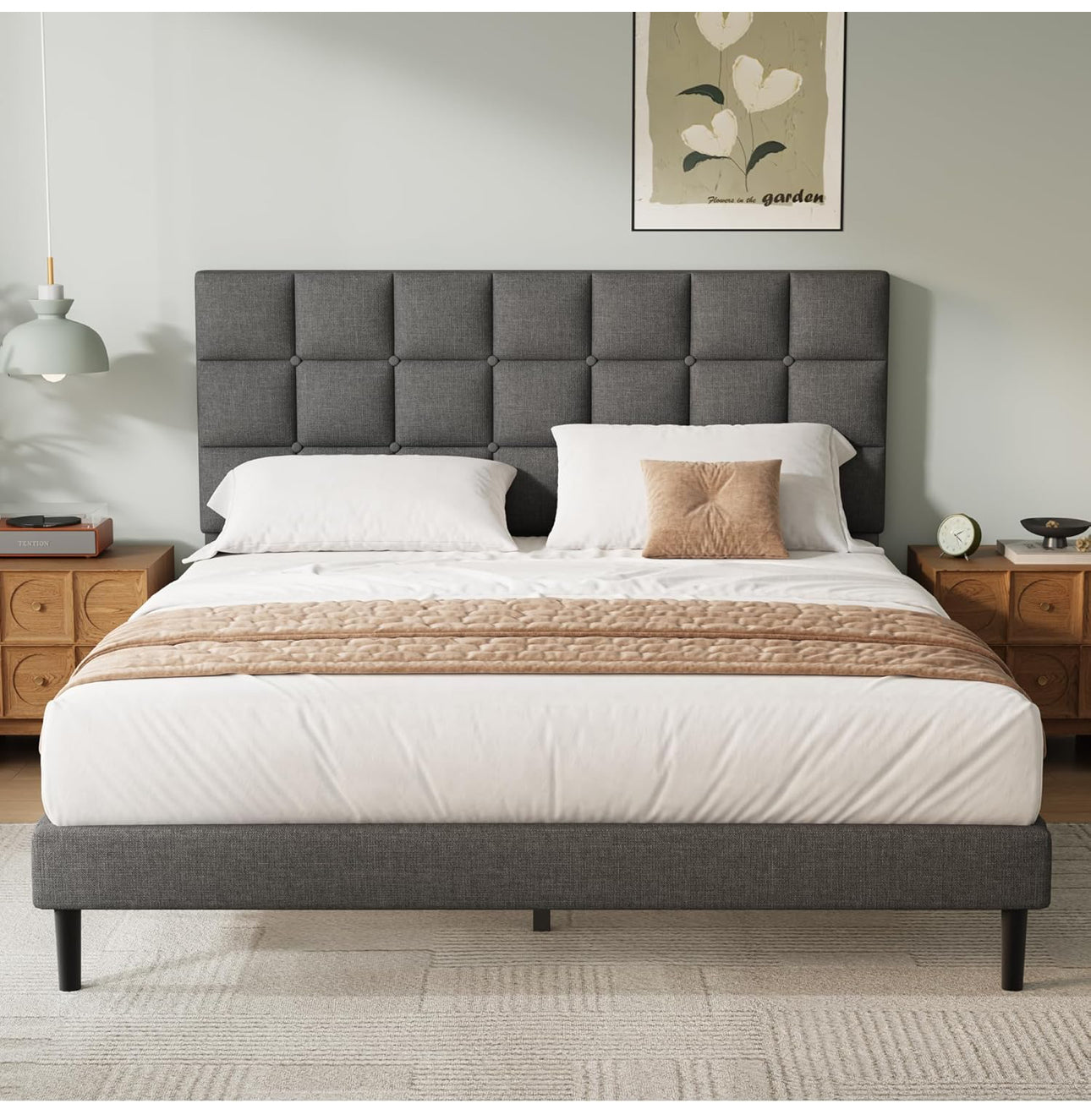 Double Bed Frame with Underbed Storage