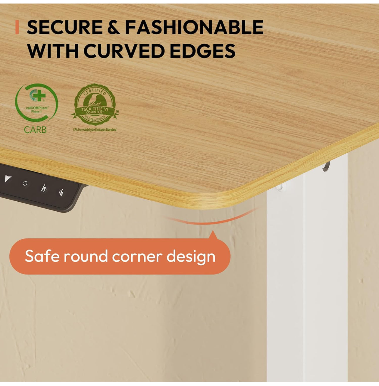 160 × 75 Electric Standing Desk Height Adjustable