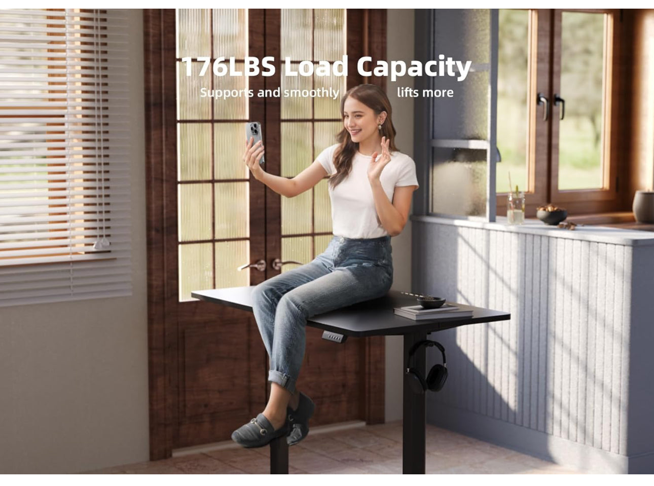 Electric Standing Desk 120x60 cm