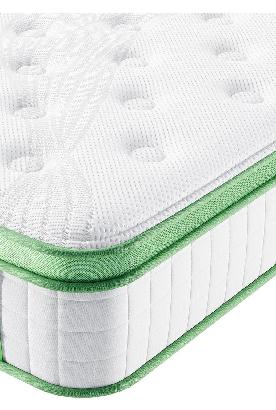King Mattress 5FT, 10 Inch Hybrid Mattress, Gel Memory Foam & Individually Pocket Springs, 9-Zone Orthopaedic, Medium Firm for Pressure & Back Pain Relief, 150x200x25 cm