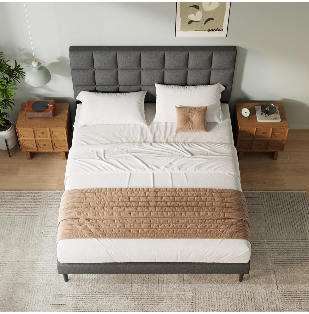 Double Bed Frame with Underbed Storage