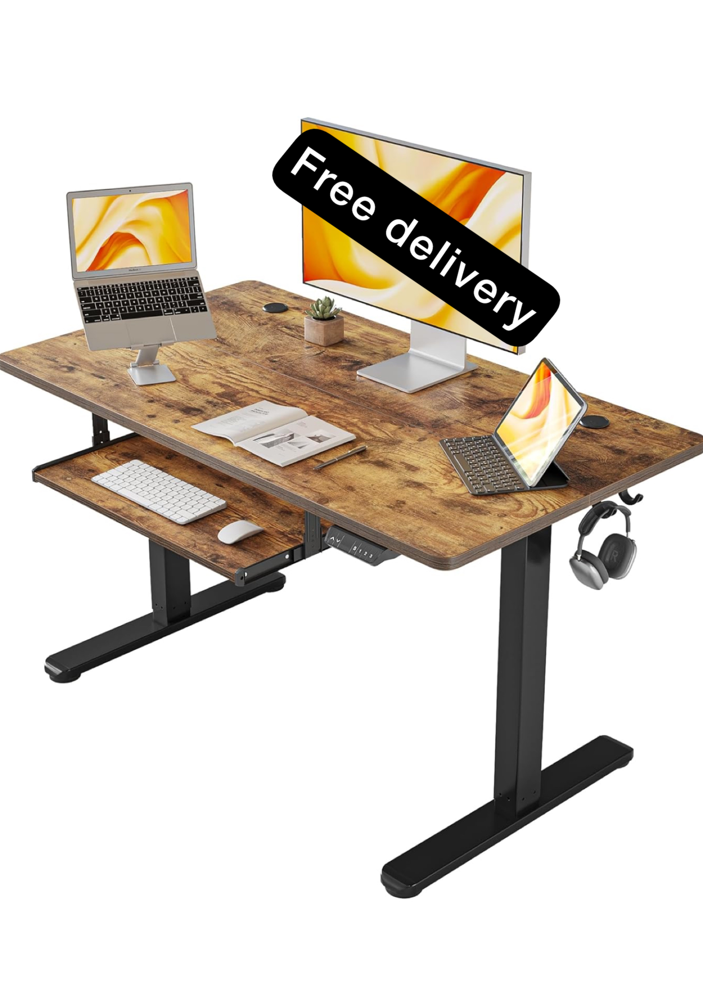 Electric Standing Desk 100 x 60 cm