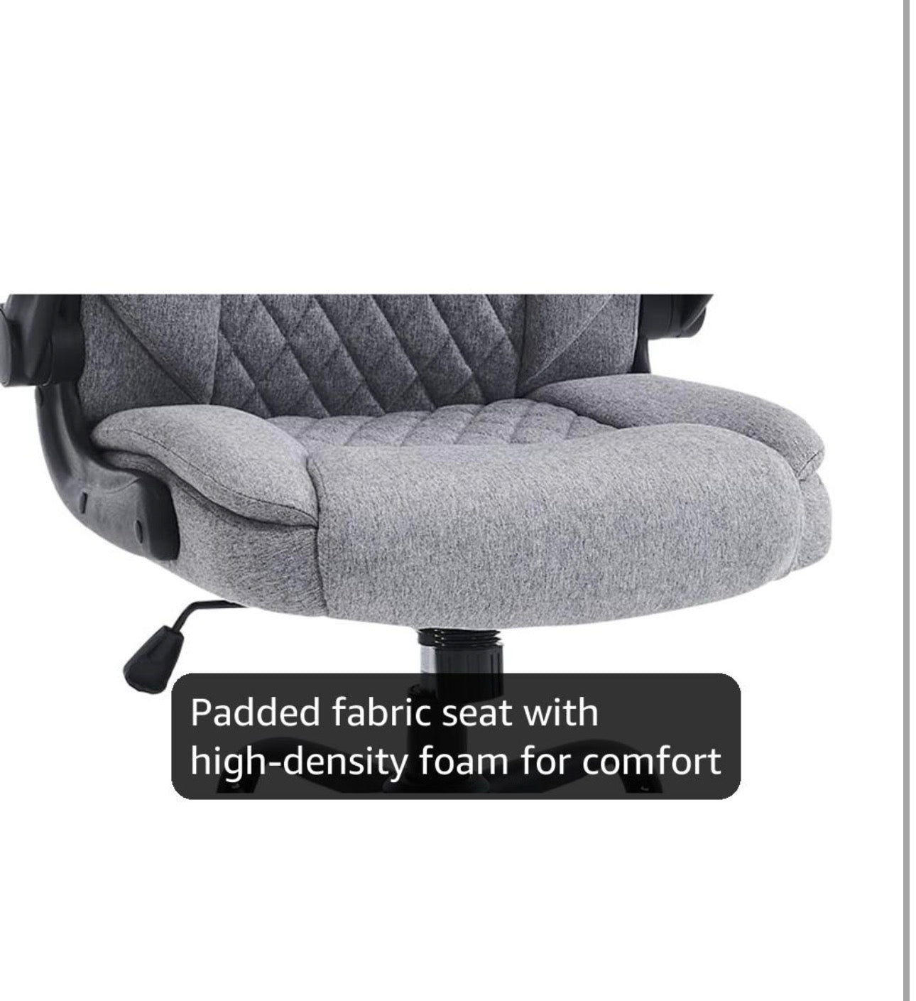 Ergonomic Office Chair Computer Chair Executive Office Chair with Flip Up Armrest High Back