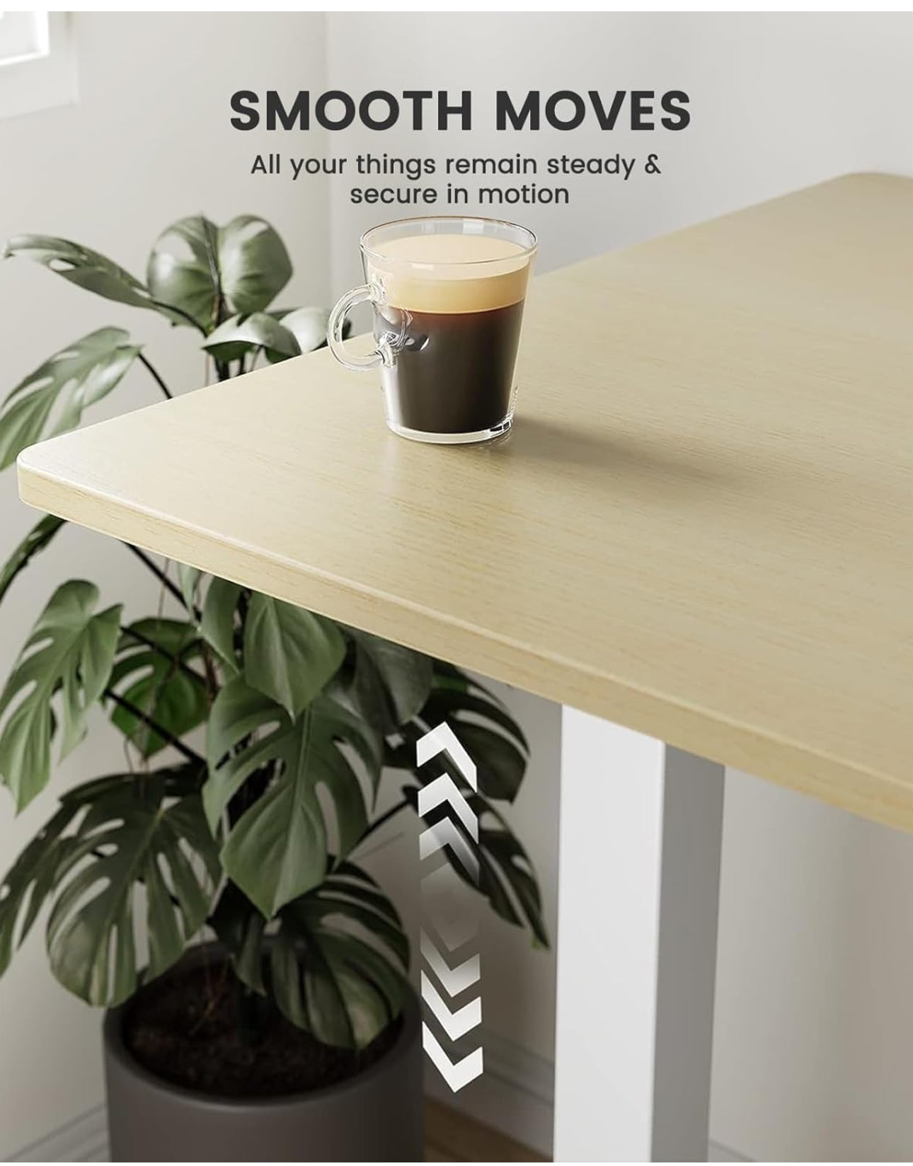 Electric Standing Desk Height Adjustable 100 x 60cm